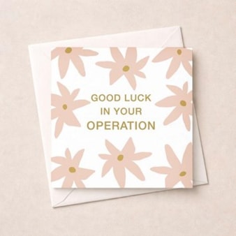 Get Well Soon Card - In Your Operation