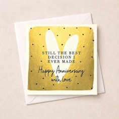 Anniversary Card - Best Decision I Ever Made Anniversary Card - Best Decision I Ever Made
