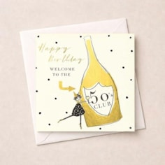 Age 50 Birthday Card - 50's Club