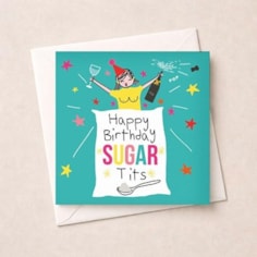 Birthday Card - Sugar Tits Birthday Card - Sugar Tits