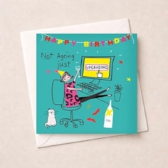 Birthday Card - Upgrading Birthday Card - Upgrading