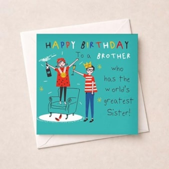 Brother Birthday Card - World's Greatest