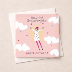 Granddaughter Birthday Card - Beautiful Granddaughter