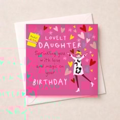 Daughter Birthday Card - Sprinkle Of Magic Daughter Birthday Card - Sprinkle Of Magic