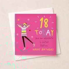 Age 18 Birthday Card - Limited Edition