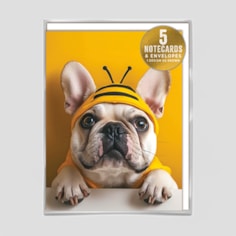Small Notecards - Bee French Bulldog