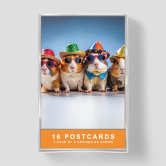 Postcard Packs - Guinea Pigs, Hamster & Cats Postcard Packs - Guinea Pigs, Hamster & Cats