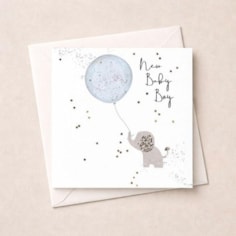 New Baby Boy Card - Elephant New Baby Boy Card - Elephant