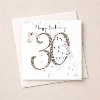 Age 30 Birthday Card - 30 Today Age 30 Birthday Card - 30 Today