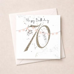 Age 70 Birthday Card - 70 Today