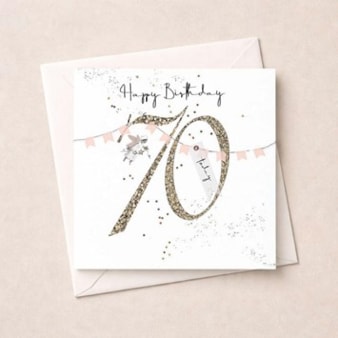 Age 70 Birthday Card - 70 Today