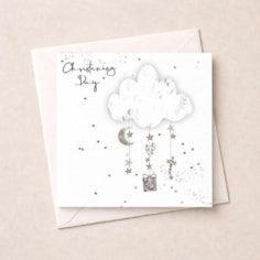 Christening Card - Cloud