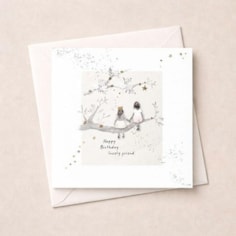 Birthday Card - Friends On A Branch Birthday Card - Friends On A Branch