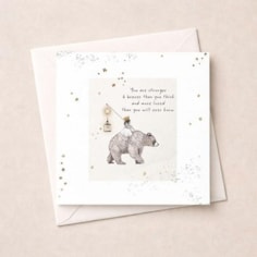 Just To Say Card - Stronger & Braver