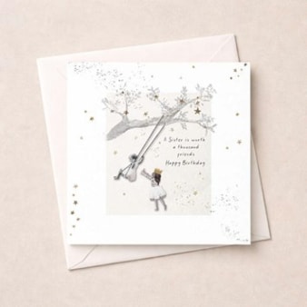 Sister Birthday Card - Worth A Thousand Friends