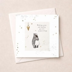 Thinking Of You Card - Love And Hugs Thinking Of You Card - Love And Hugs