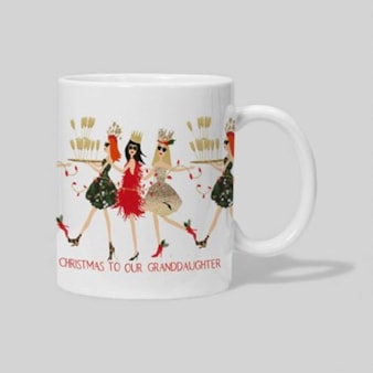 Personalised Christmas Mug - Champagne Celebrations Personalised Christmas Mug - Champagne Celebrations