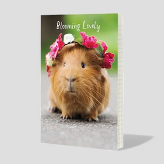 Notebook - Blooming Lovely Guineapig Notebook - Blooming Lovely Guineapig