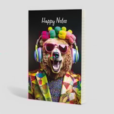 Notebook - Happy Notes Bear Notebook - Happy Notes Bear