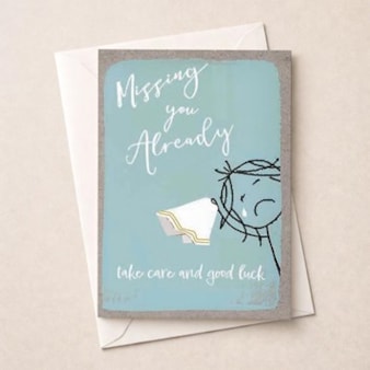 Sorry You're Leaving Card - Missing You Already Sorry You're Leaving Card - Missing You Already