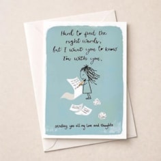 Sympathy Card - I'm With You Sympathy Card - I'm With You