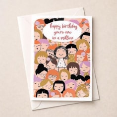 Birthday Card - One In A Million