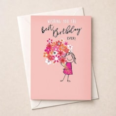 Birthday Card - Best Birthday Ever