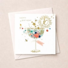 Age 70 Birthday Card - Cocktail