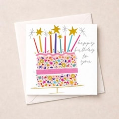 Birthday Card - Birthday Cake
