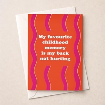 Open Card - Favourite Childhood Memory Open Card - Favourite Childhood Memory