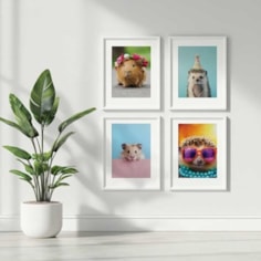 Wall Art Set - Cute Animals