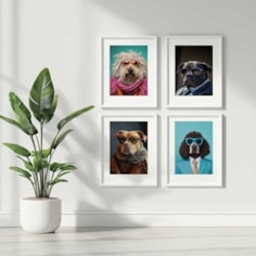 Wall Art Set - Dogs