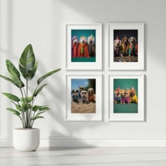 Wall Art Set - Groups Of Dogs
