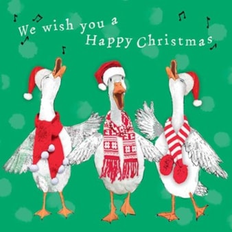 Christmas Card - We Wish You A Happy Christmas