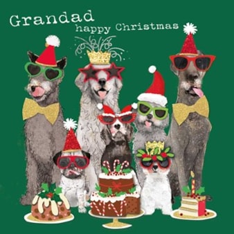 Grandad Christmas Card - Grandad Happy Christmas Grandad Christmas Card - Grandad Happy Christmas