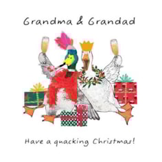 Grandma & Grandad Christmas Card - Grandma & Grandad, Have A Quacking Christmas Grandma & Grandad Christmas Card - Grandma & Grandad, Have A Quacking Christmas