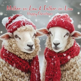 Mother-in-Law & Father-in-Law Christmas Card -  Mother-in-Law & Father-in-Law Ha