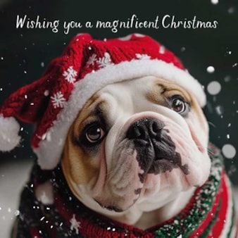 Christmas Card - Wishing You A Magnificent Christmas Christmas Card - Wishing You A Magnificent Christmas