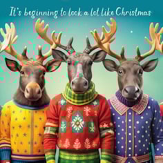 Christmas Card - It's Beginning To Lok A Lot Like Christmas Christmas Card - It's Beginning To Lok A Lot Like Christmas