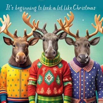 Christmas Card - It's Beginning To Lok A Lot Like Christmas