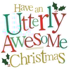 Christmas Card - Utterly Awesome Christmas Christmas Card - Utterly Awesome Christmas