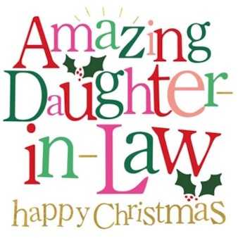 Daugher-in-Law Christmas Card - Amazing Daughter-in-Law Daugher-in-Law Christmas Card - Amazing Daughter-in-Law