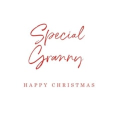 Granny Christmas Card -  Special Granny Happy Christmas