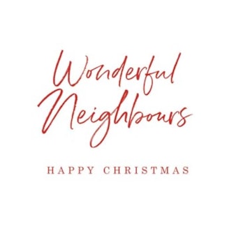 Neighbours Christmas Card - Wonderful Neighbours Happy Christmas Neighbours Christmas Card - Wonderful Neighbours Happy Christmas