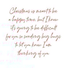 Christmas Card -  Thinking Of You