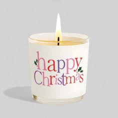 Vanilla Scented Christmas Candle - Happy Christmas Vanilla Scented Christmas Candle - Happy Christmas