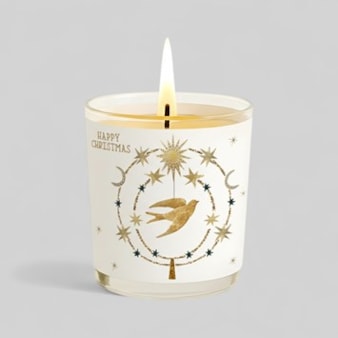 Vanilla Scented Christmas Candle - Dove Vanilla Scented Christmas Candle - Dove