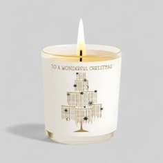 Vanilla Scented Christmas Candle - To A Wonderful Christmas