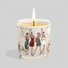 Vanilla Scented Christmas Candle - Dancing Queens