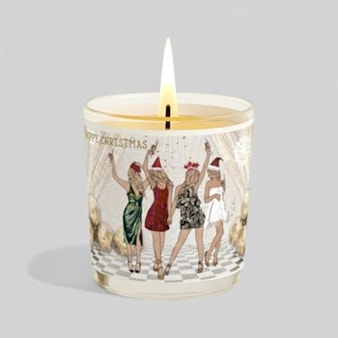 Vanilla Scented Christmas Candle - Dancing Queens